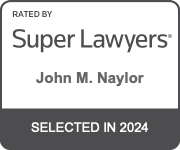 John M. Naylor Super Lawyers badge logo